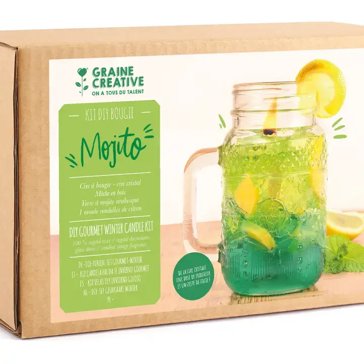 GRAINE CREATIVE Kit Diy Bougie Mojito
