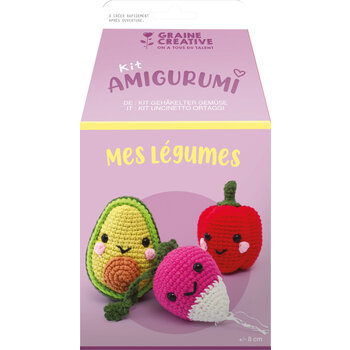 GRAINE CREATIVE Kit Amigurumi Mes Légumes
