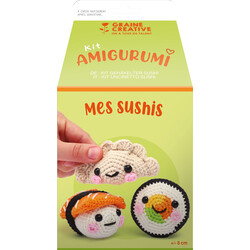GRAINE CREATIVE Kit Amigurumi Mes Sushis