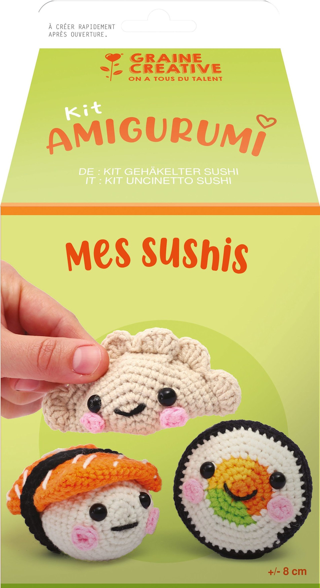 GRAINE CREATIVE Kit Amigurumi Mes Sushis