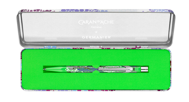 CARAN D'ACHE Porte-mine 849™ 0.5mm Germanier Vert fluo avec étui métal
