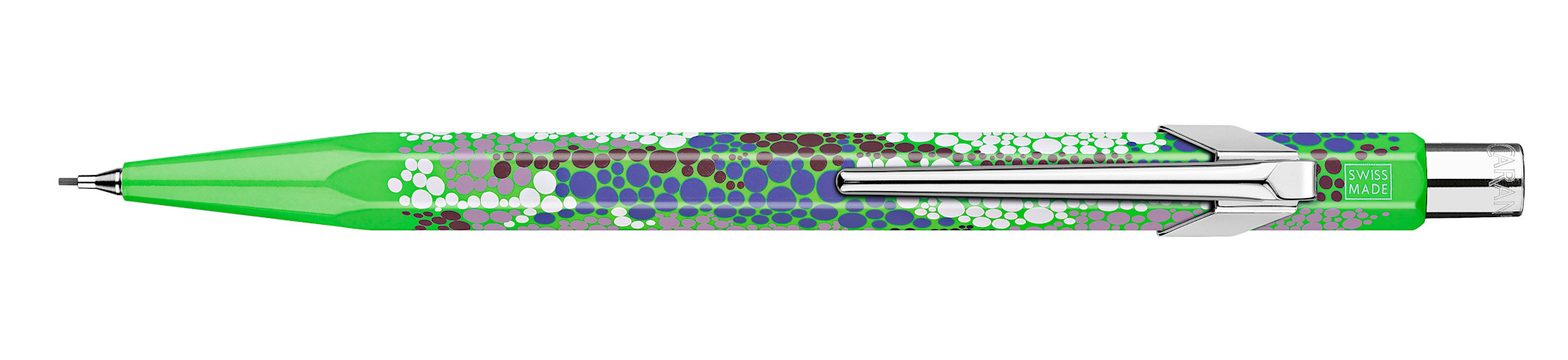 CARAN D'ACHE Porte-mine 849™ 0.5mm Germanier Vert fluo avec étui métal