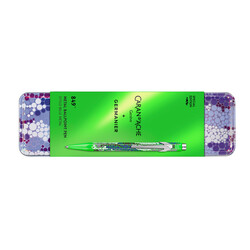 CARAN D'ACHE Stylo bille 849™ Germanier Vert fluo avec étui métal