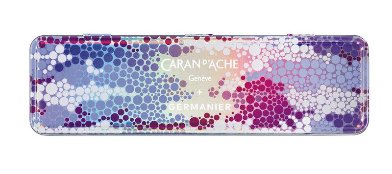 CARAN D'ACHE Stylo bille 849™ Germanier Vert fluo avec étui métal