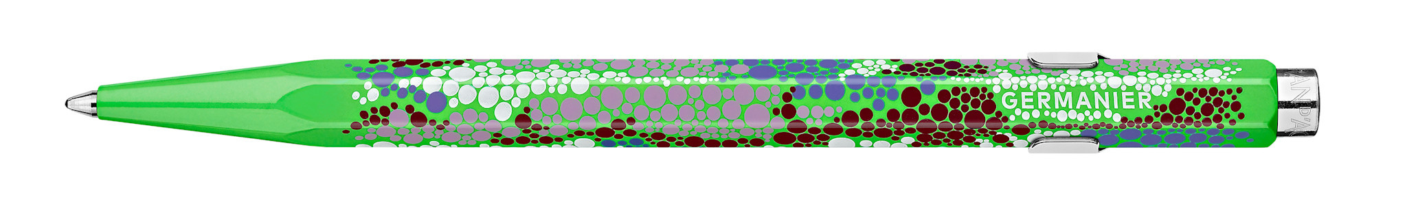 CARAN D'ACHE Stylo bille 849™ Germanier Vert fluo avec étui métal