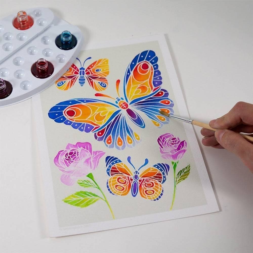 SENTOSPHERE Aquarellum Junior "Papillons & Fleurs"