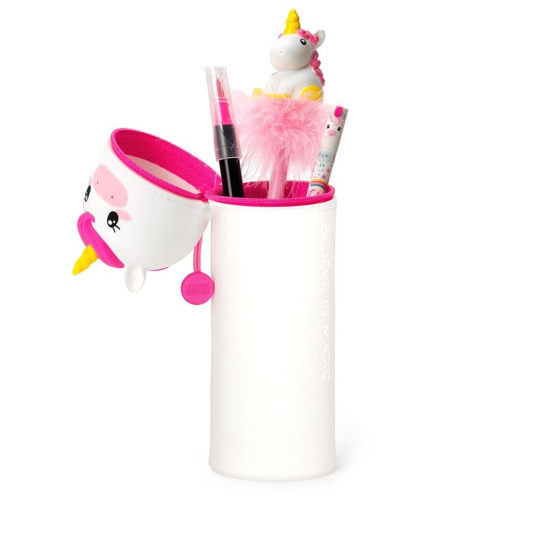 LEGAMI 2-In-1 Silicone Pencil Case - Kawaii - Unicorn
