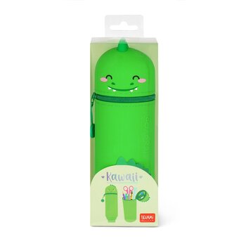 LEGAMI 2-In-1 Silicone Pencil Case - Kawaii - Dino