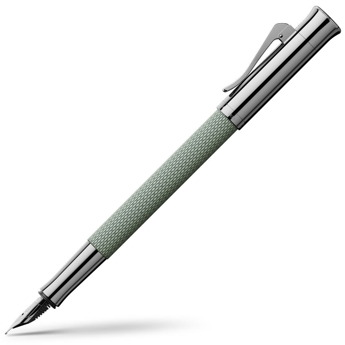 FABER CASTELL Stylo-plume Guilloché, sage green, M