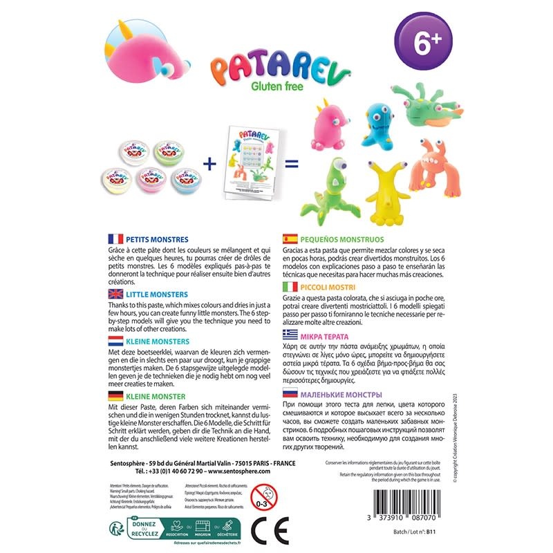 SENTOSPHERE Patarev : Blister Petits Monstres