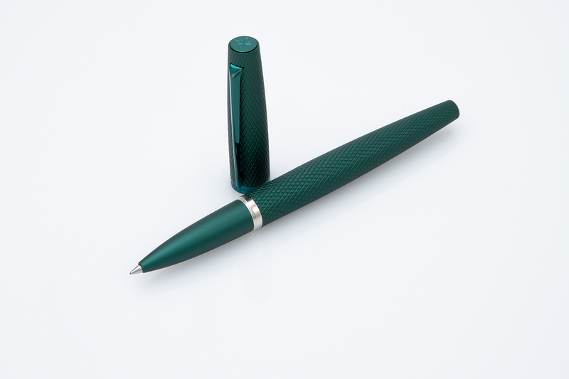 DIPLOMAT Roller "Viper" vert guilloche
