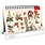 Calendriers Chevalet 16x18cm 16 mois 2025-2026 Botanique