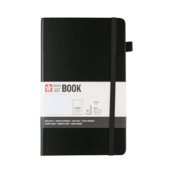 SAKURA Carnet de Notes ligné Noir 13x21cm 140 g 80 Feuilles