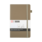 SAKURA Carnet de Notes ligné Cendre 13x21cm 140 g 80 Feuilles