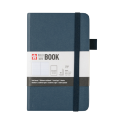 SAKURA Carnet de Notes ligné Indigo 9x14cm 140 g 80 Feuilles