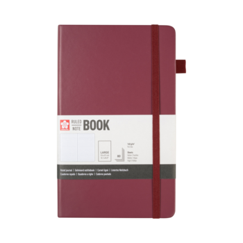 SAKURA Carnet de Notes ligné Mûrier 13x21cm 140 g 80 Feuilles
