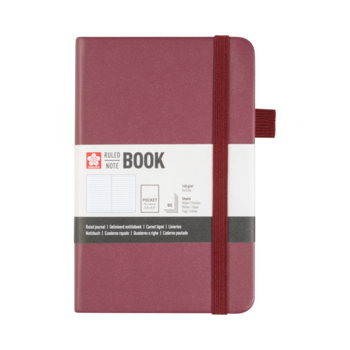 SAKURA Carnet de Notes ligné Mûrier 9x14cm 140 g 80 Feuilles