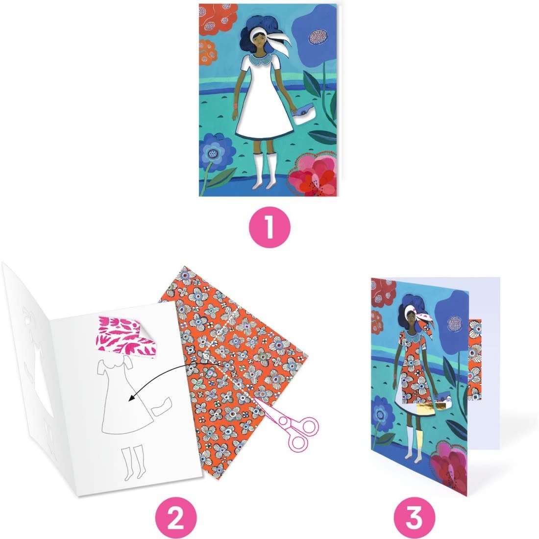 DJECO Tendance Wax Les Petits Cadeaux Des Grands - Collages Surprises