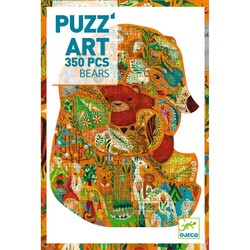 DJECO Puzz'art -  Bears - 350 pcs Puzzle