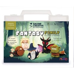 GRAINE CREATIVE Mallette Fimo Fantasy Family