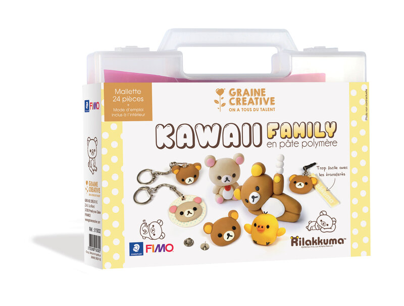 GRAINE CREATIVE Mallette Rilakkuma Fimo
