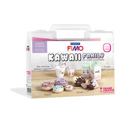 GRAINE CREATIVE Mallette "Kawaii Family" Fimo