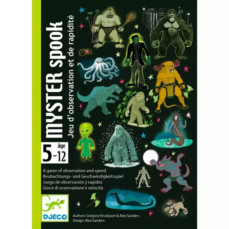 DJECO Myster spook Jeux - Jeux De Cartes