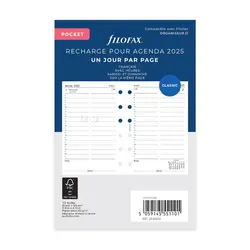 FILOFAX Recharge 1 Jour par page - français - Pocket - 2026