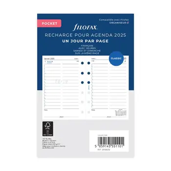 FILOFAX Recharge 1 Jour par page - français - Pocket - 2026