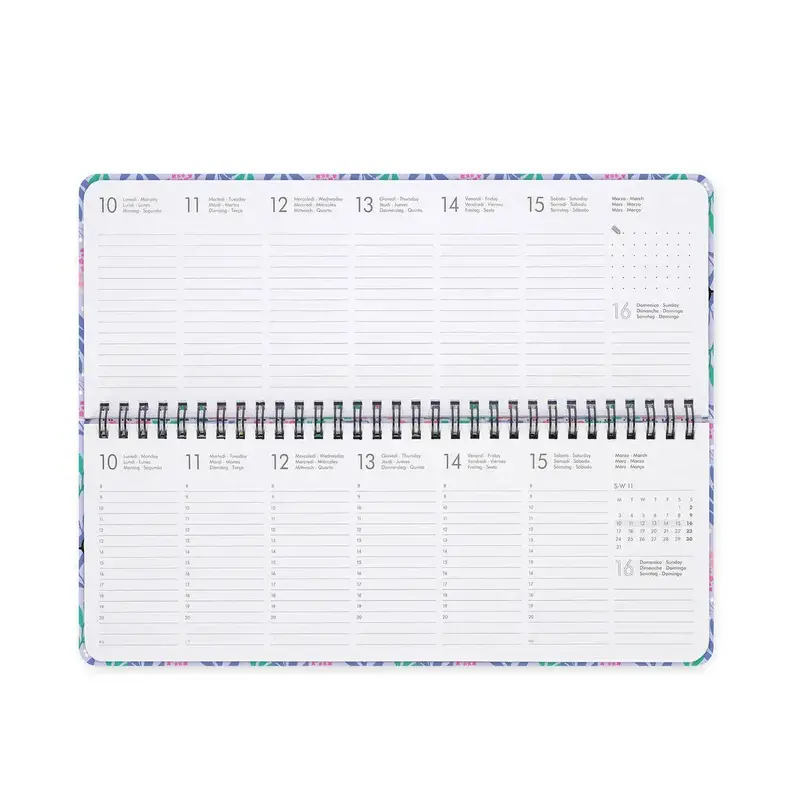 LEGAMI Agenda 12 Mois - 2026 - Desk Planner - Bee