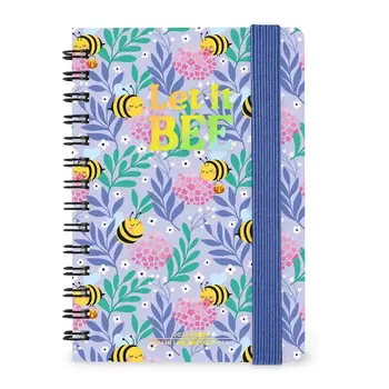 LEGAMI Agenda 12 Mois - 2026 - Small Weekly Spiral Bound - Bee