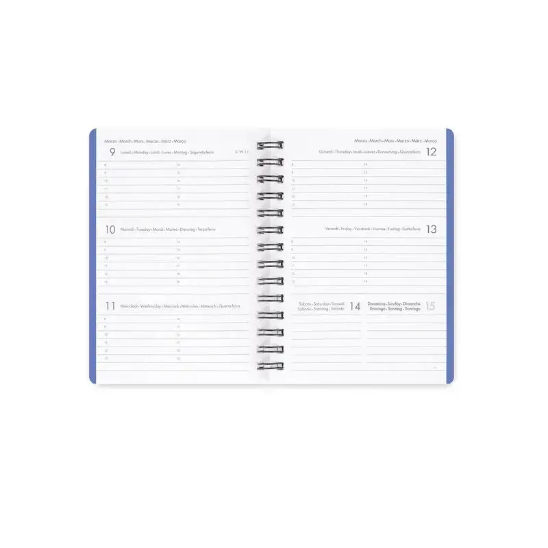 LEGAMI Agenda 12 Mois - 2026 - Small Weekly Spiral Bound - Bee