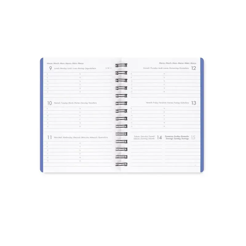 LEGAMI Agenda 12 Mois - 2026 - Small Weekly Spiral Bound - Bee