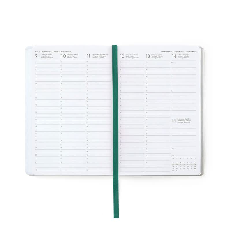 LEGAMI Agenda 12 Mois - 2026 - Medium Photo Weekly Diary - Hedgehog
