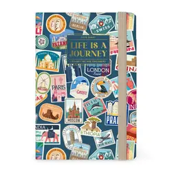 LEGAMI Agenda 12 Mois - 2026 - Medium Photo Weekly Diary - Travel Stickers