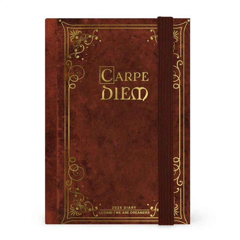 LEGAMI Agenda 12 Mois - 2026 - Small Photo Daily Diary - Vintage Book