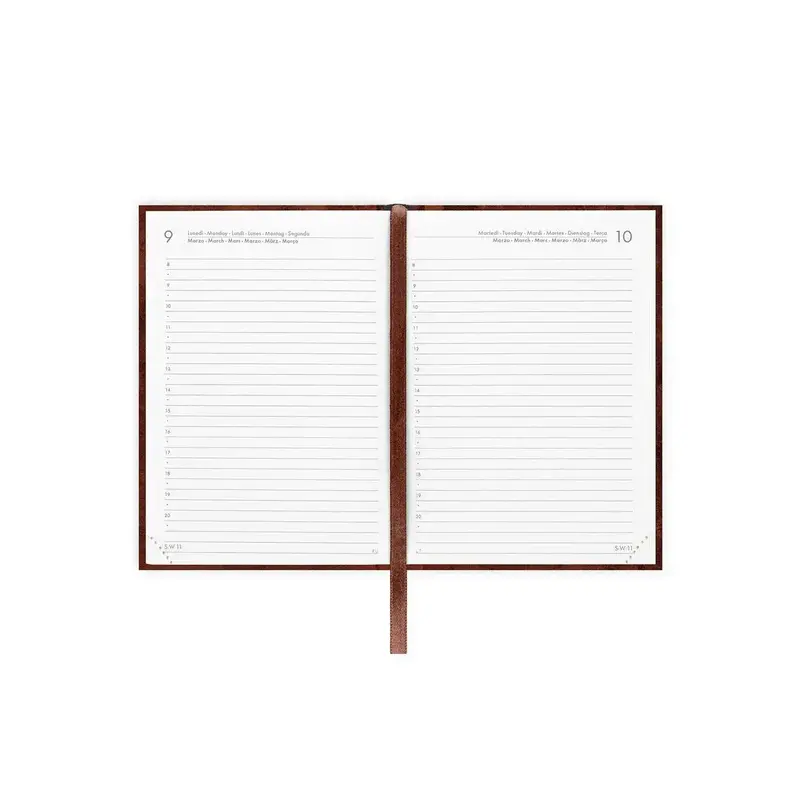 LEGAMI Agenda 12 Mois - 2026 - Small Photo Daily Diary - Vintage Book