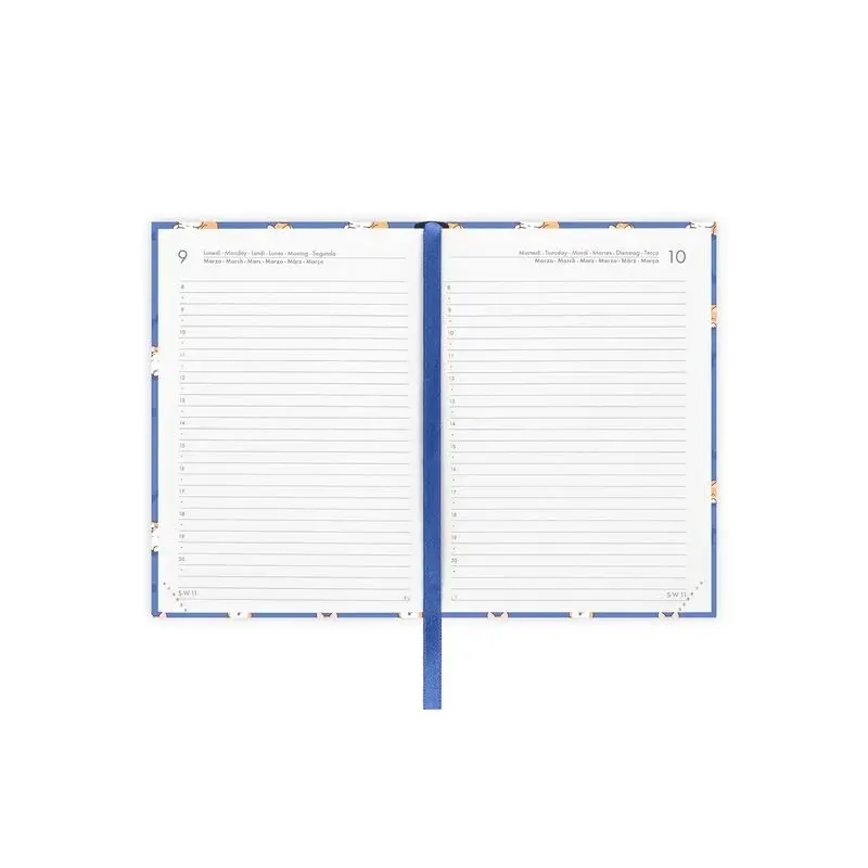 LEGAMI Agenda 12 Mois - 2026 - Small Photo Daily Diary - Corgi