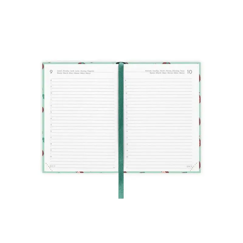 LEGAMI Agenda 12 Mois - 2026 - Small Photo Daily Diary - Hedgehog