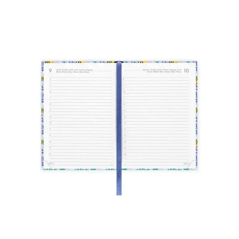 LEGAMI Agenda 12 Mois - 2026 - Small Photo Daily Diary - Bee