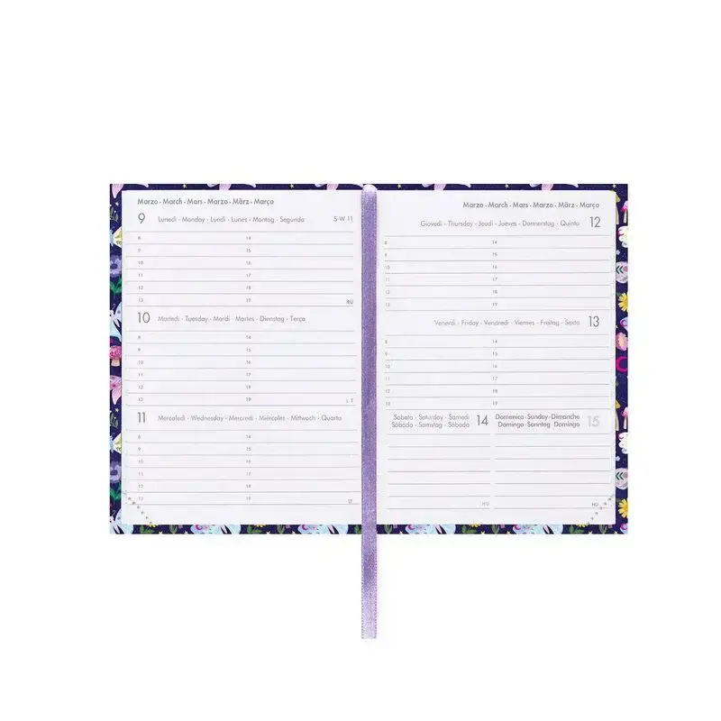 LEGAMI Agenda 12 Mois - 2026 - Mini Photo Weekly Diary - Butterfly