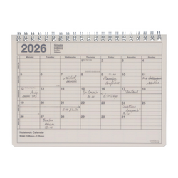 MARK'S EUROPE 2026 Notebook Calendar S /Ivory