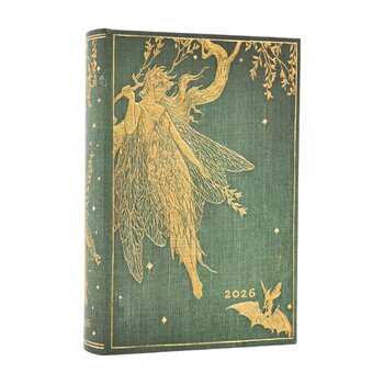 PAPERBLANKS Agenda 1 jour/page - 2026 12-Mois Olive Fairy Mini