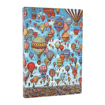 PAPERBLANKS Agenda 1 jour/page - 2026 12-Mois Flexis Balloon Festival Midi