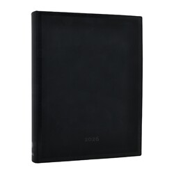 PAPERBLANKS Agenda 1 jour/page - 2026 12-Mois Flexis Black Edition Ultra