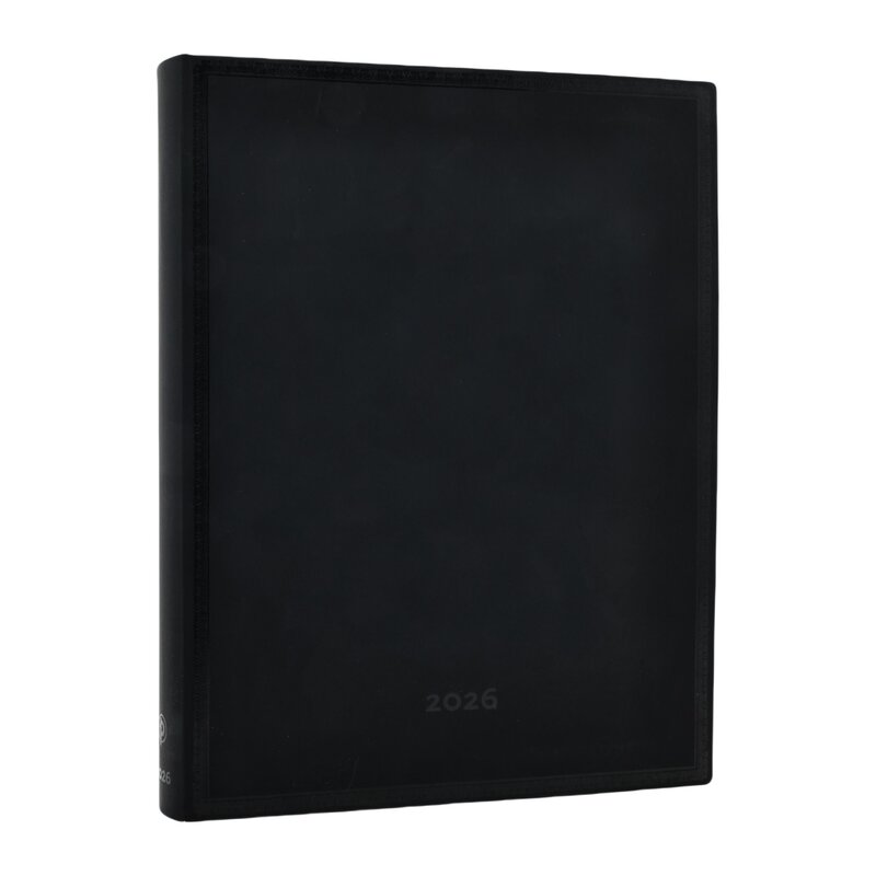 PAPERBLANKS Agenda 1 jour/page - 2026 12-Mois Flexis Black Edition Ultra