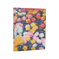 PAPERBLANKS Agenda 1 jour/page - 2026 12-Mois Flexis Monet’s Chrysanthemums Ultra