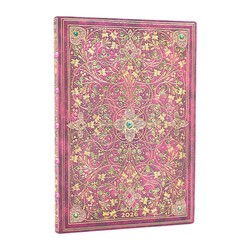 PAPERBLANKS Agenda Semainier Vertical - 2026 12-Mois Flexis Diamond Jubilee Midi