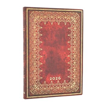 PAPERBLANKS Agenda Semainier Vertical - 2026 12-Mois Flexis Foiled Midi