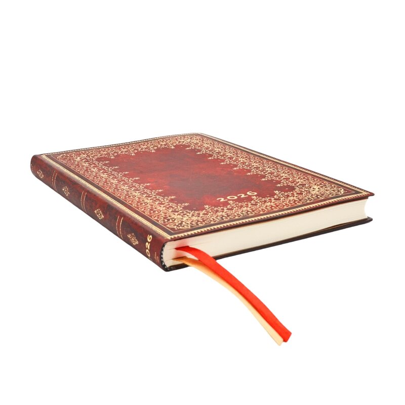 PAPERBLANKS Agenda Semainier Vertical - 2026 12-Mois Flexis Foiled Midi